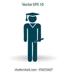 157,930 Graduate student icon Images, Stock Photos & Vectors | Shutterstock