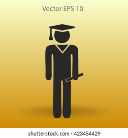 student vector icon
