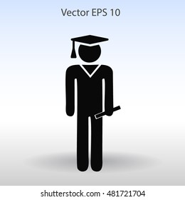 student vector icon