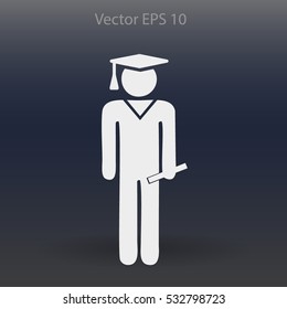 student vector icon