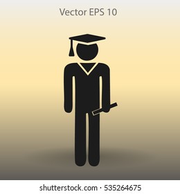 student vector icon