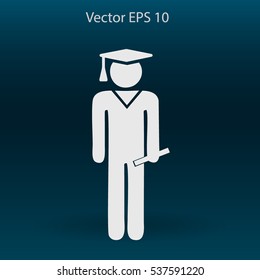 student vector icon