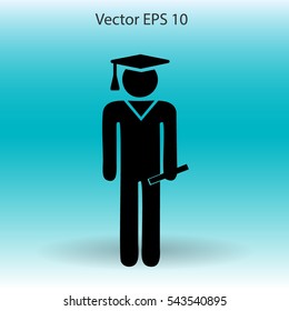 student vector icon