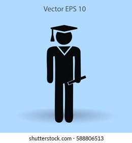 student vector icon