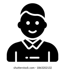 student vector icon, school and education icon
