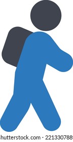 ilustración de Vector estudiantil en un fondo transparente. Símbolos de calidad superior. Iconos vectoriales de glifos para diseño de conceptos y gráficos.