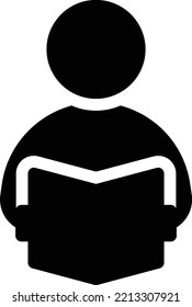 student Vector illustration on a transparent background. Premium quality symmbols. Glyphs vector icons for concept and graphic design.