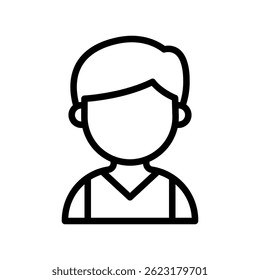 Student Vector for School Learner and Academic Icon. Education person illustration. Classroom and knowledge growth concept. Line Icon