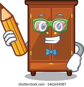 Student wardrobe in the a character shape
