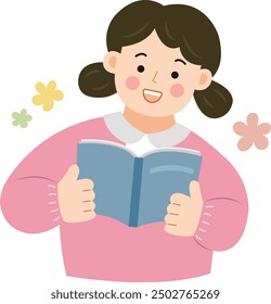 a student who reads, writes, and studies