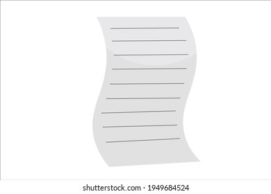 Student Worksheet Icon Vector Illustration