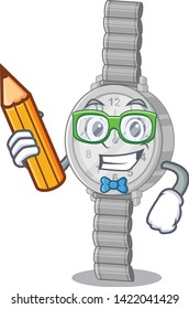 Student wristwatch in the a character shape