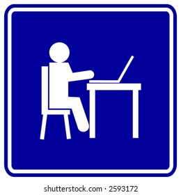 student writing in desk