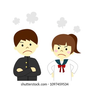 The students are angry