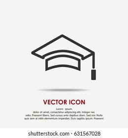 Students cap, education Icon