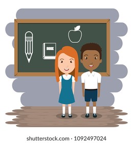 students in the classroom characters