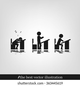 students in classroom  icon