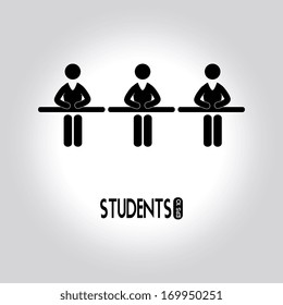 students design  over gray  background  vector illustration 