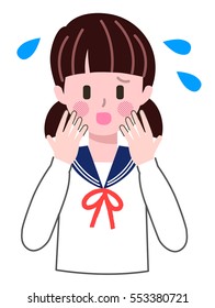 Students doing gestures