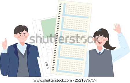 students, examination tables, students, exams, cheers, uniforms, education, omr cards, school, sat