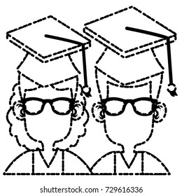 Students in graduation