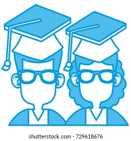 Students in graduation