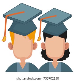Students in graduation