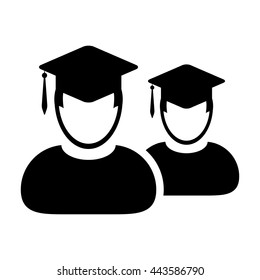 student icon images stock photos vectors shutterstock https www shutterstock com image vector students icon vector 443586790