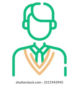 Icono de los estudiantes para el Web, App, infografía, etc