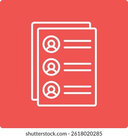 Students Information vector icon. Can be used for printing, mobile and web applications.