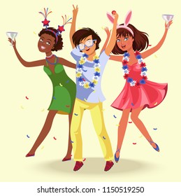 Students party poster