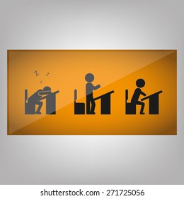 students at their desks