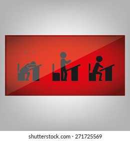 students at their desks