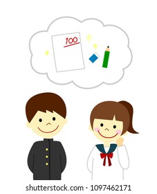 Students are thinking about testing