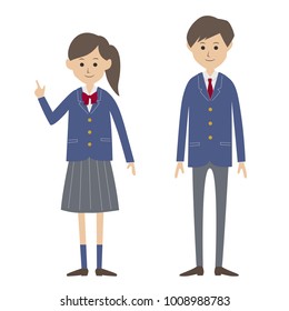 Students in uniform