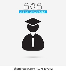 Students Vector icon