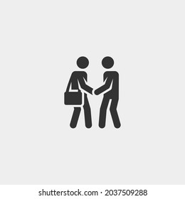 Students vector icon illustration sign