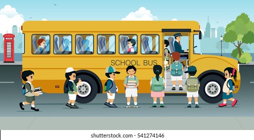 18,981 School bus on street Images, Stock Photos & Vectors | Shutterstock