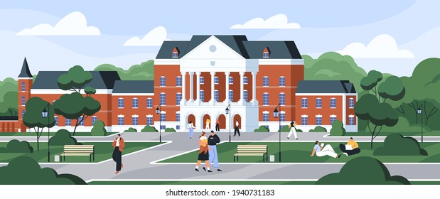 College Campus Cartoon Images, Stock Photos & Vectors | Shutterstock