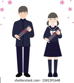 Students who have received diplomas