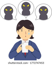 Students who have trouble with smartphones
