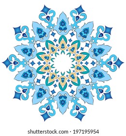 Studied composition with Ottoman motifs