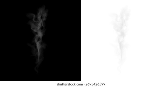 Studio air haze texture isolated vector PNG.