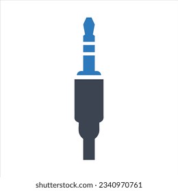 Studio audio cable connector symbol