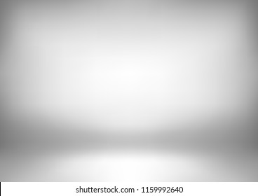 Studio backdrop white gray abstract background.graphic art design.vector illustration.