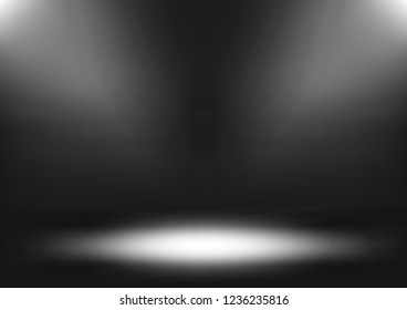 Studio backdrop white gray abstract background.graphic art design.vector illustration.