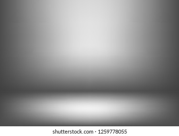 Studio backdrop white gray abstract background.graphic art design.vector illustration.