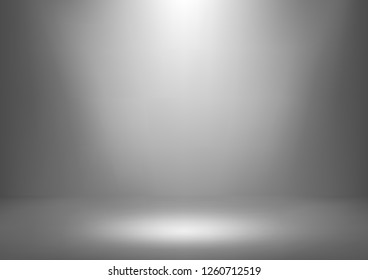 Studio backdrop white gray abstract background.graphic art design.vector illustration.