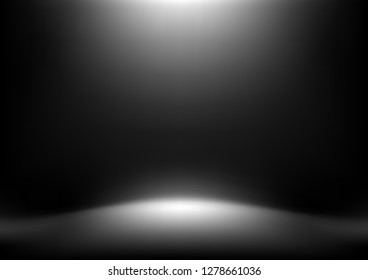 Studio backdrop white gray abstract background.graphic art design.vector illustration.