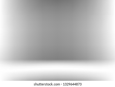 Studio backdrop white gray abstract background.graphic art design.vector illustration.